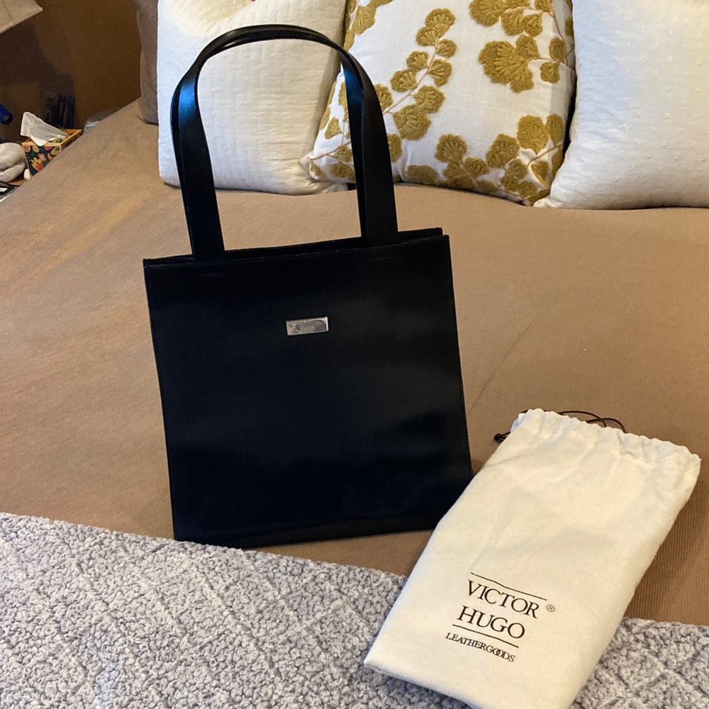 Black Leather Tote
